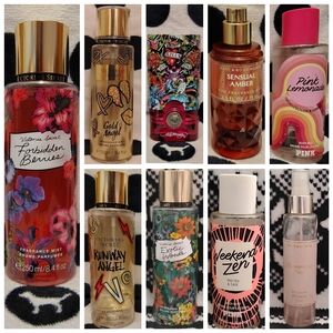 6 Victoria's Secret/PINK, 2 B&BW, & 1 Ed Hardy **DISCONTINUED* *RETIRED* *RARE**